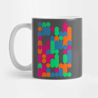 Colourful Geometric Animated Pattern Mug